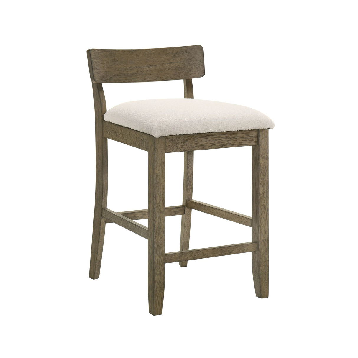 Merie - Modern Transitional Wood Counter Height Kitchen Bar Stool