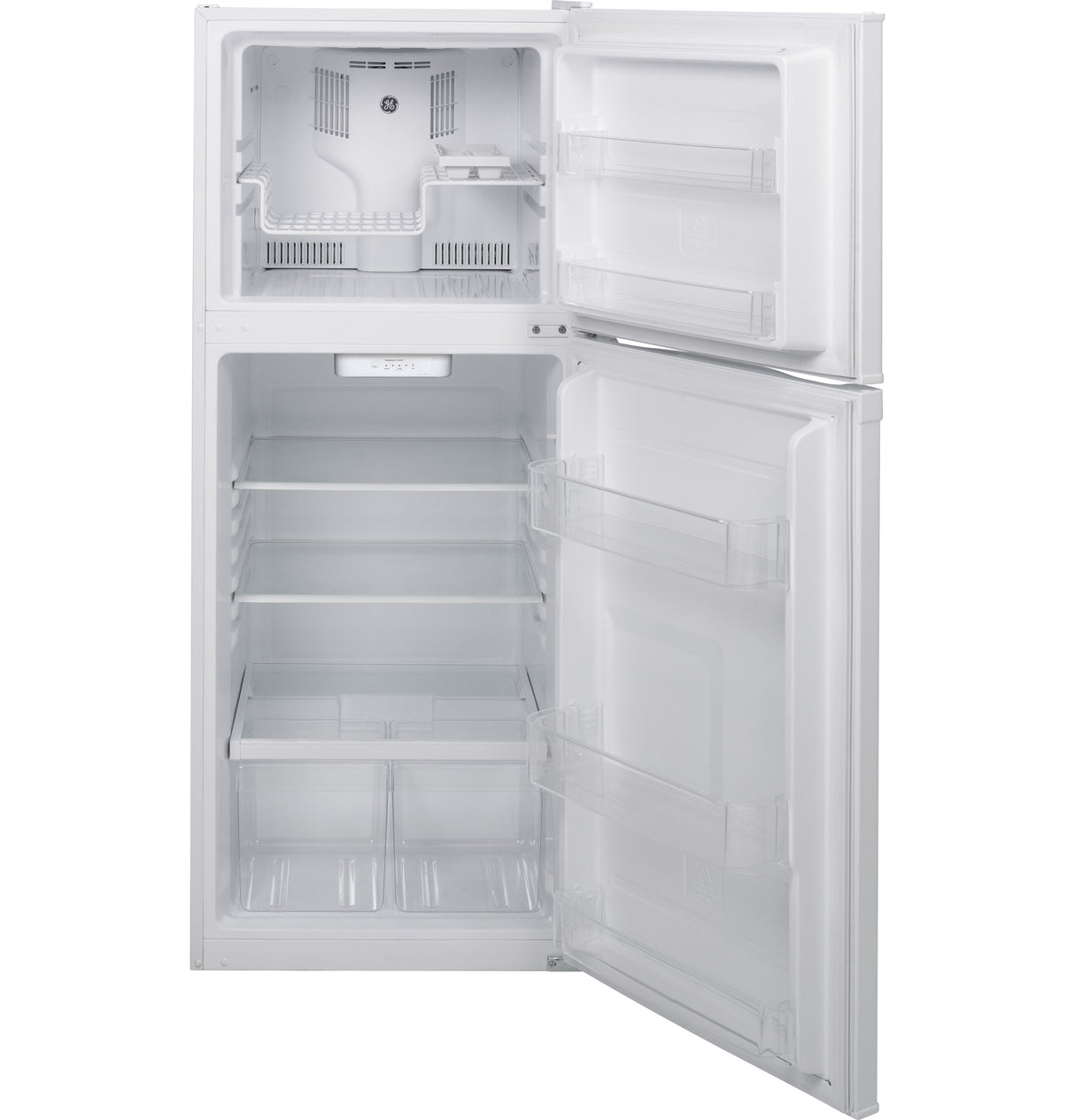 GE GPE12FGKWW - 24in. 11.6 cu. ft. Top-Freezer Refrigerator - White