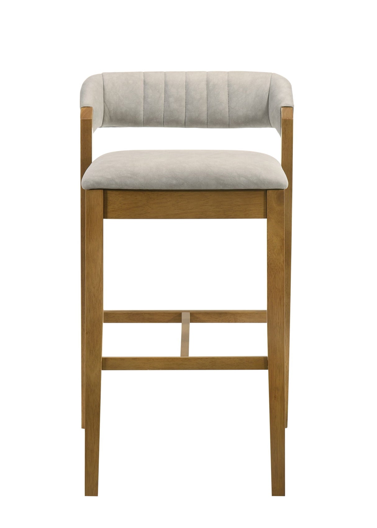 Landyn - 30" Amber Glow Bar Height Rubberwood Barstool