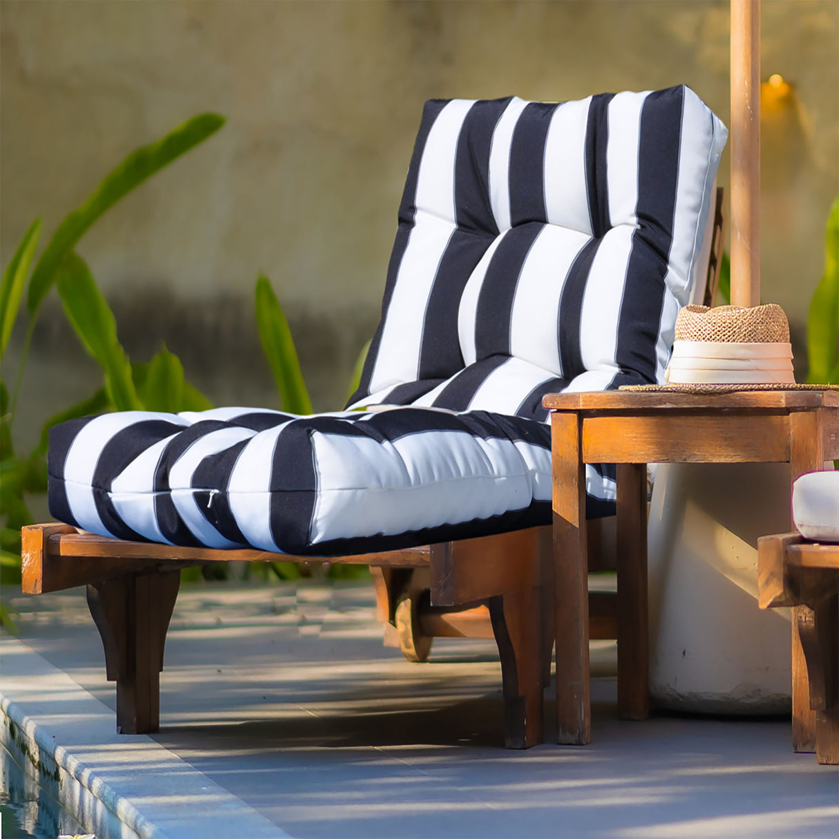 Outdoor Bench Cushions & Weather-Resistant Fabric