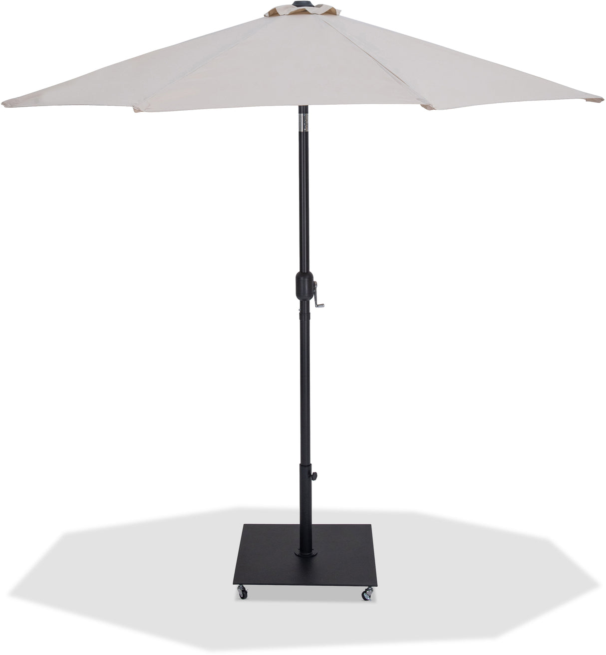 Fiji - Aluminum Patio Umbrella With Square Black Base
