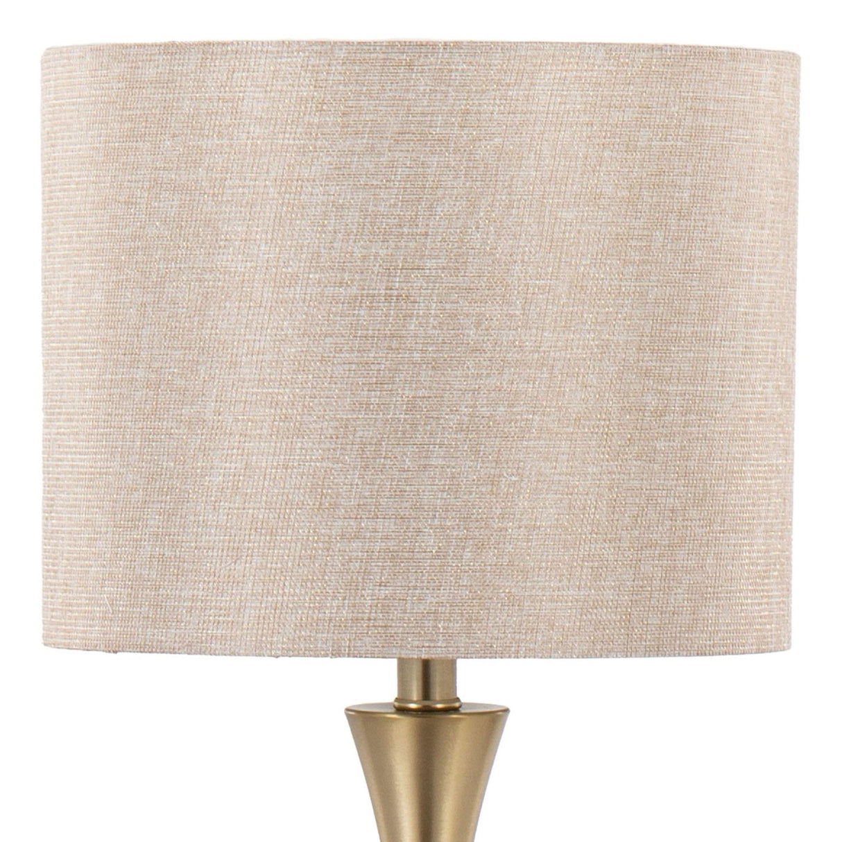 Lenuxe - 24" Metal Table Lamp (Set of 2) - Gold Base