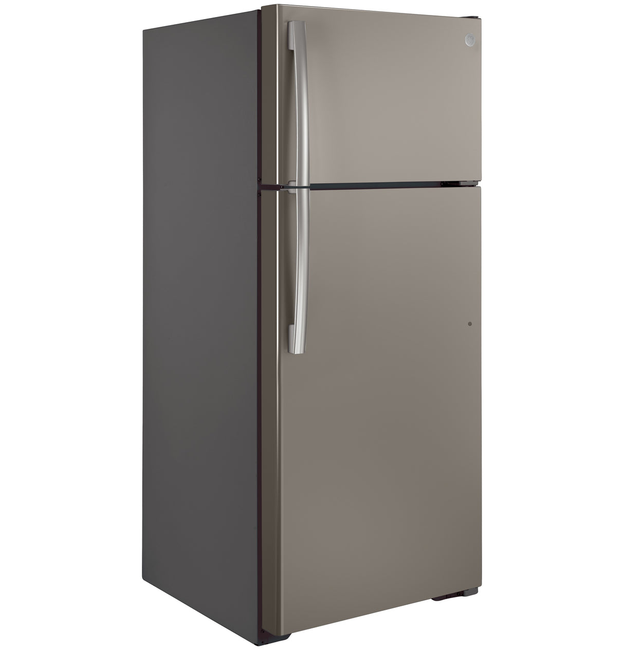 GE GTE18GMNRES - 28 in. 17.5 cu. ft. Top Freezer Refrigerator - Fingerprint Resistant Slate