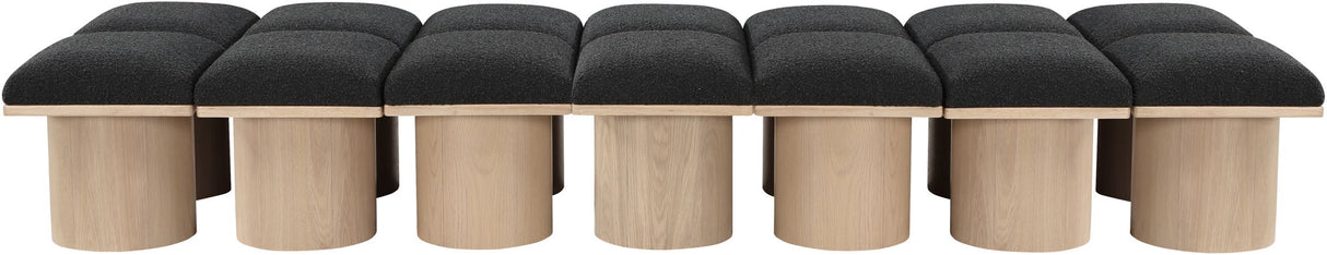 Pavilion - 14 Piece Modular Bench With Natural Base