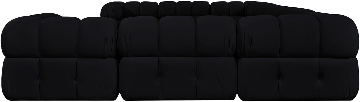 Orin - Velvet Performance Fabric Upholstered 9 Piece Sectional