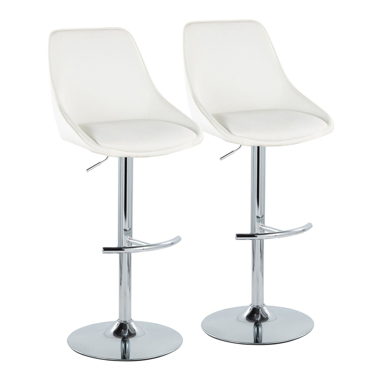 Diana - Adjustable Stool (Set of 2) - Blue