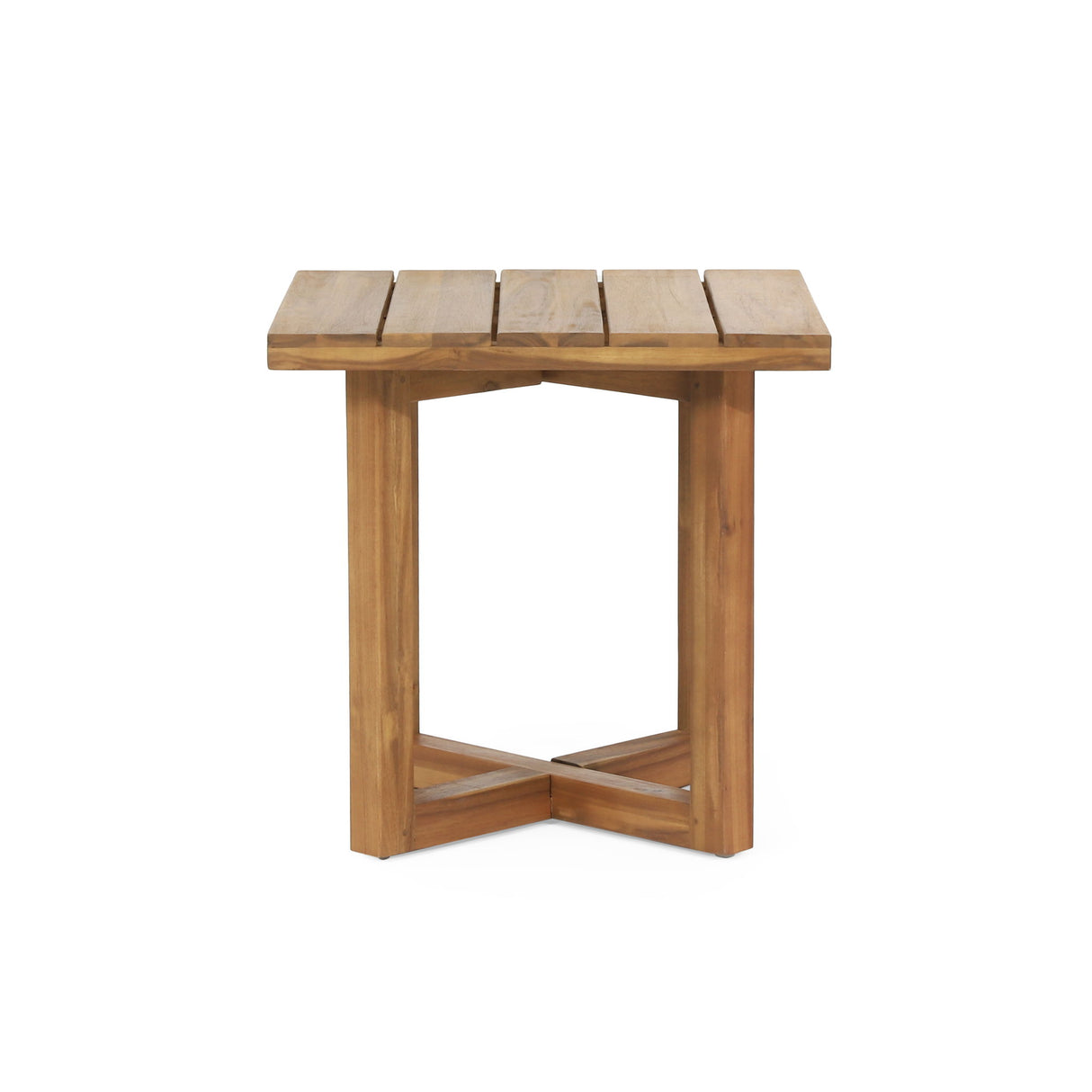 Ella - Square Side Table With Cross Stretcher Base
