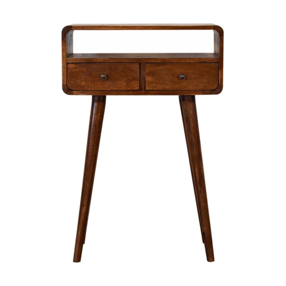 Mini Console Table - Chestnut