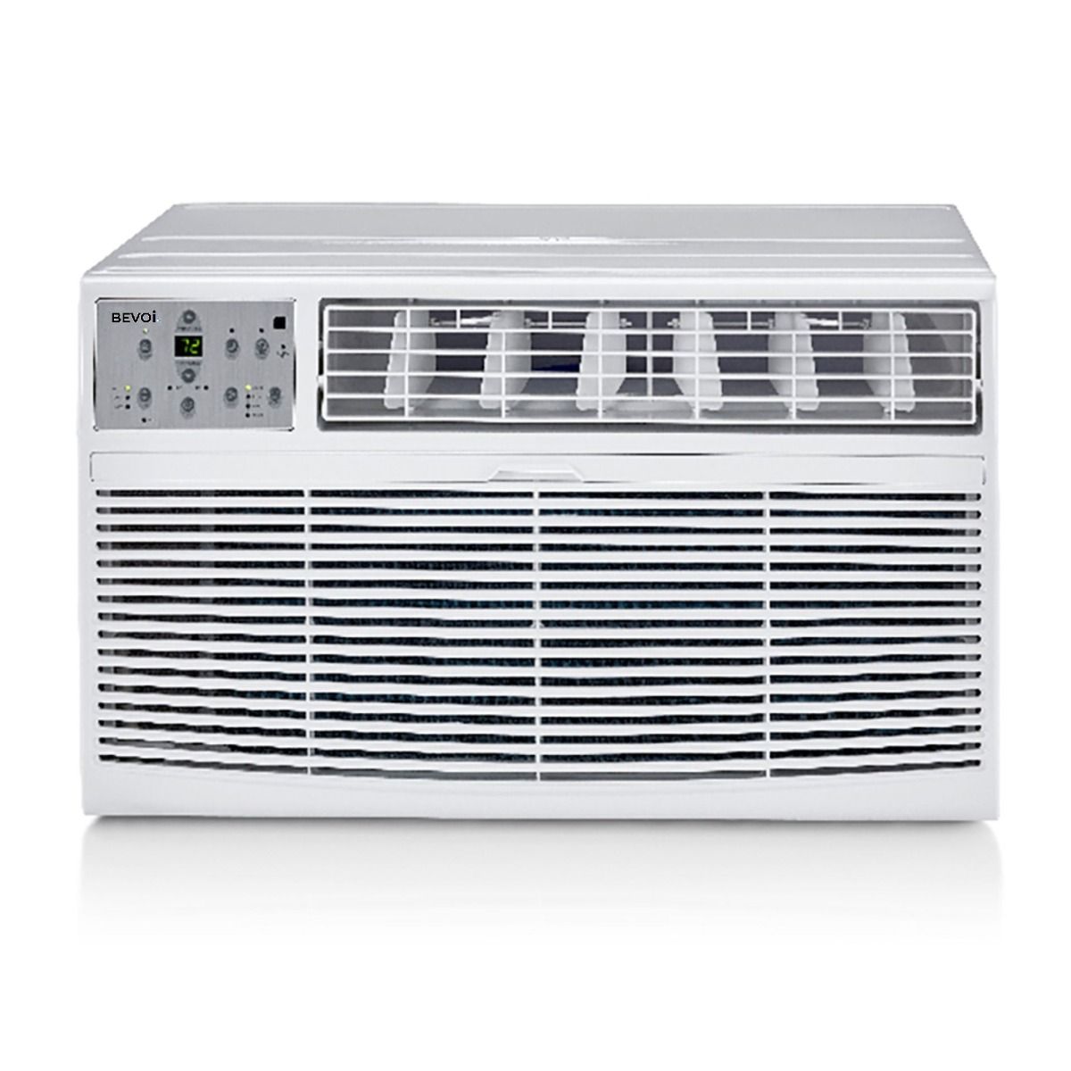 100 Pack - Bevoi 14,000 BTU Through The Wall Air Conditioner Heat and Cool BEVTTW142HF | 230V 20A in White