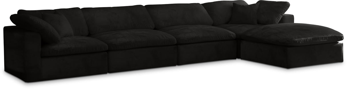 Cozy - 5 Piece Modular Sectional With Chaise