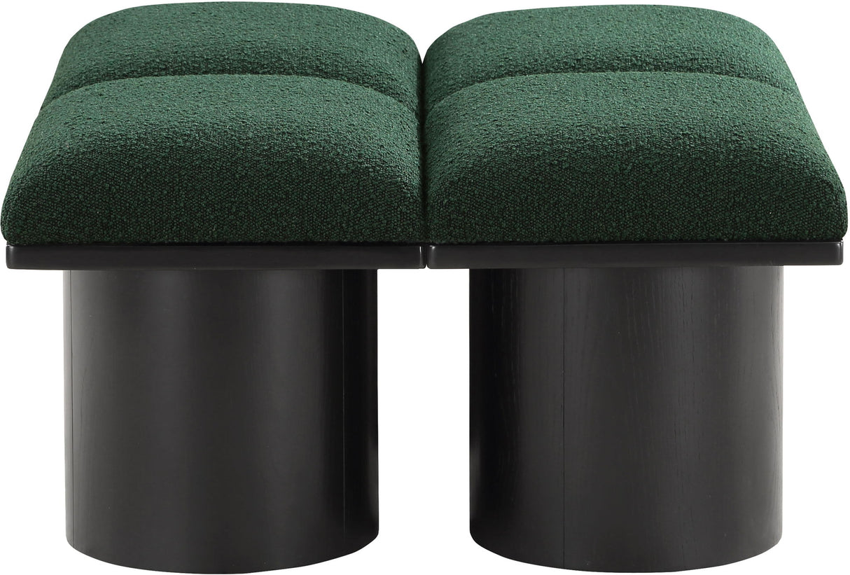 Pavilion - 4 Piece Modular Bench With Black Base