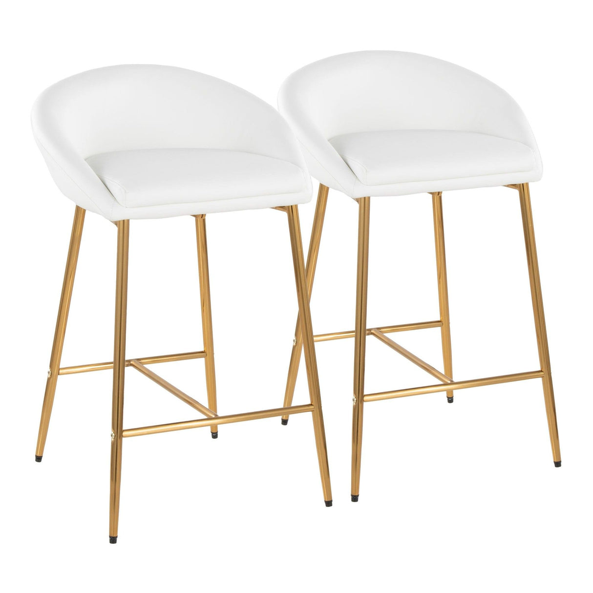 Matisse - 26" Fixed-Height Counter Stool (Set of 2) - White