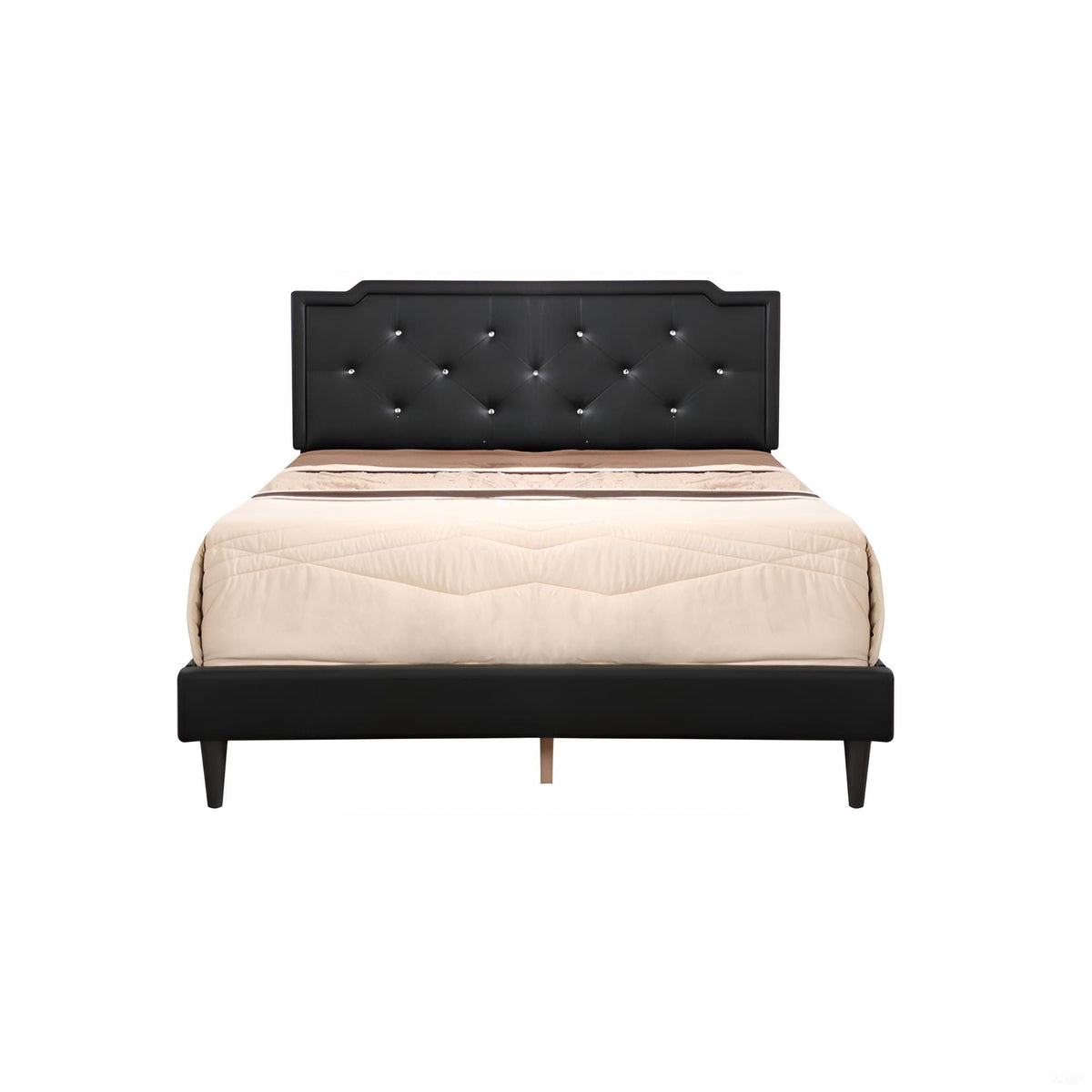 Button Tufted Bed Charming For Cozy Spaces