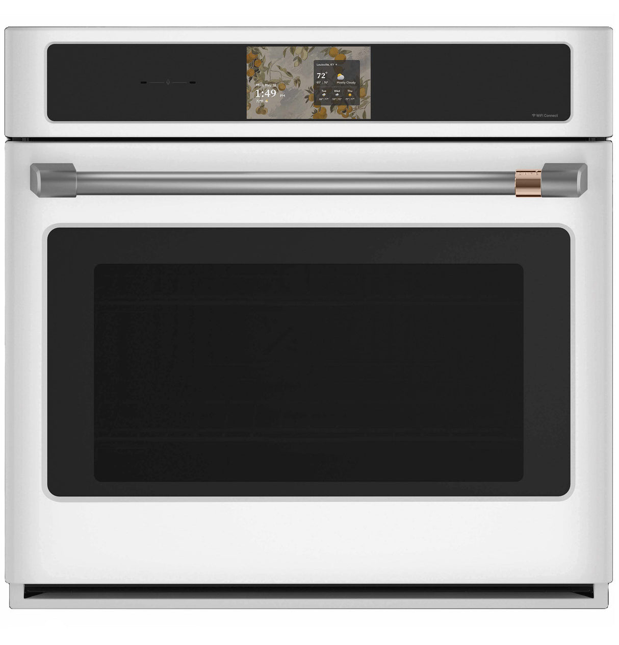 Café CTS90DP4ZW2 wall oven handle and hardware detail