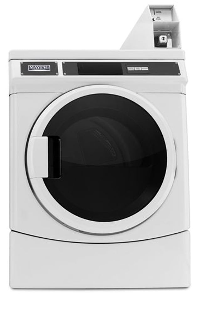 Maytag Commercial MDE28PDCYW Single-Load Electric Dryer White