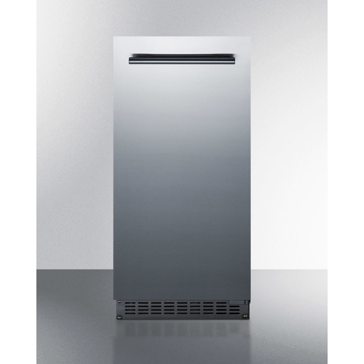 Summit BIM68OSPUMP Indoor/Outdoor 15" Commercial Ice Maker with Built-In Pump 62 Lbs. Daily Production Stainless Steel