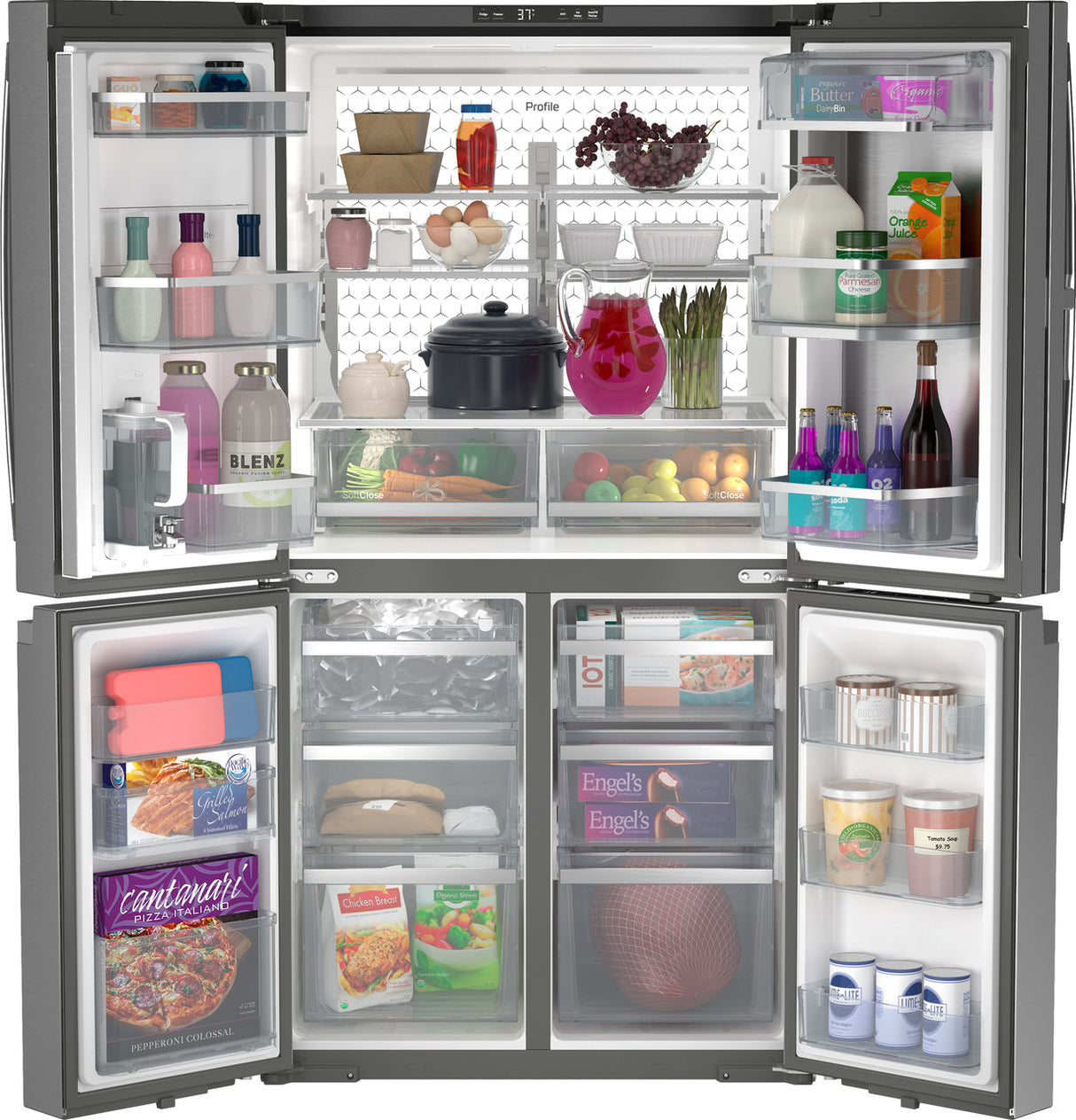 GE Profile PHD23BYWFS Door in Door feature