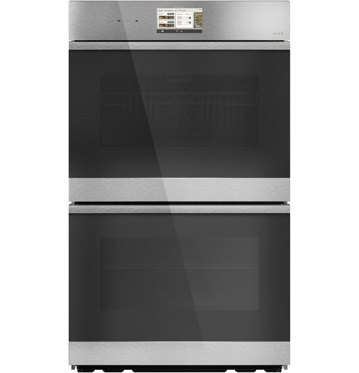 Café CTD90DM2ZS5 30" Smart Built-In Convection Double Wall Oven in Platinum Glass