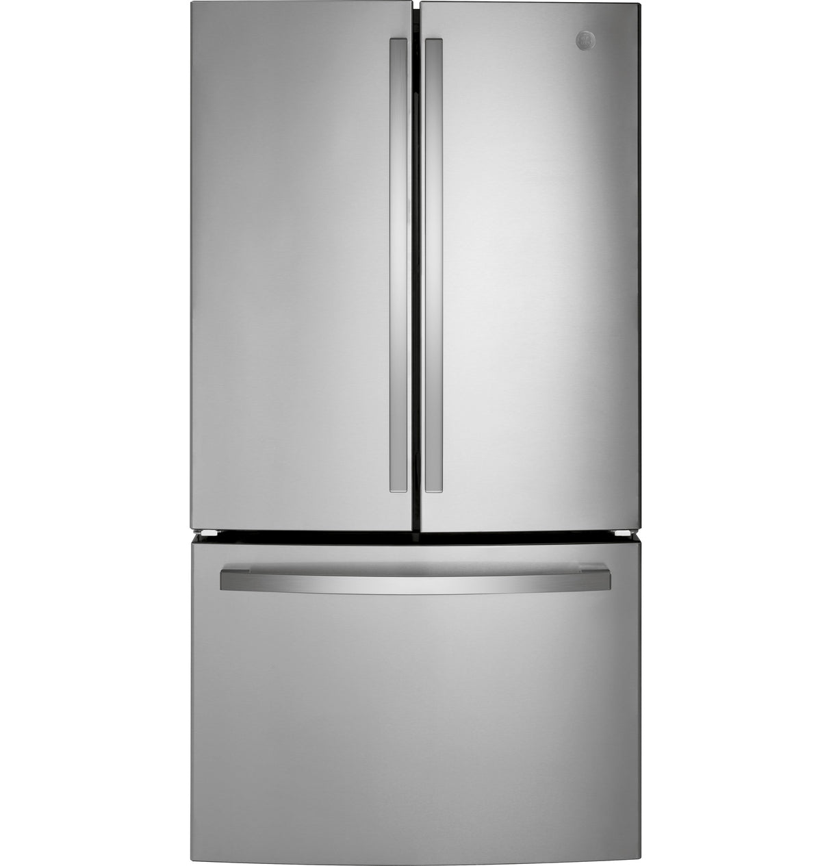 GE GNE27JYMFS - 36 in. 27 cu. ft. French Door Refrigerator with Internal Water Dispenser - Fingerprint Resistant Stainless