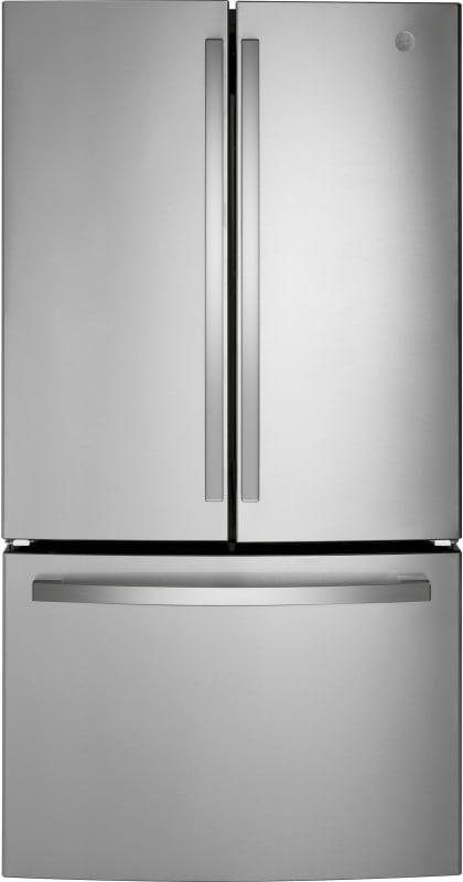 GE GWE22JYMFS Counter-Depth French-Door Refrigerator - Front View