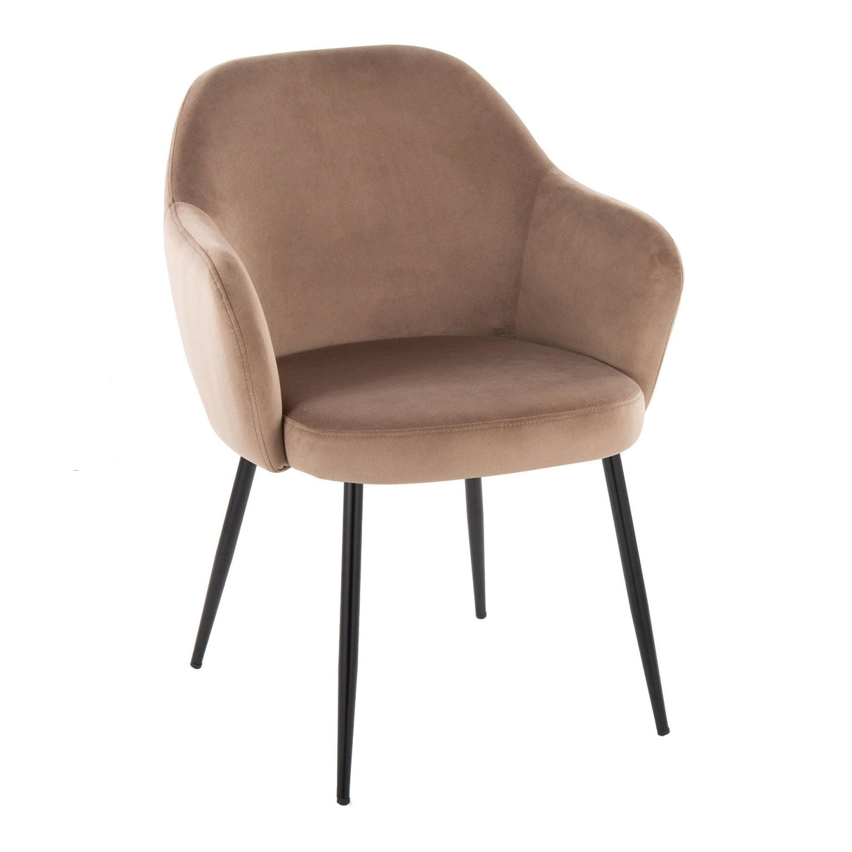 Buena - Dining Chair (Set of 2) - Black Metal Legs