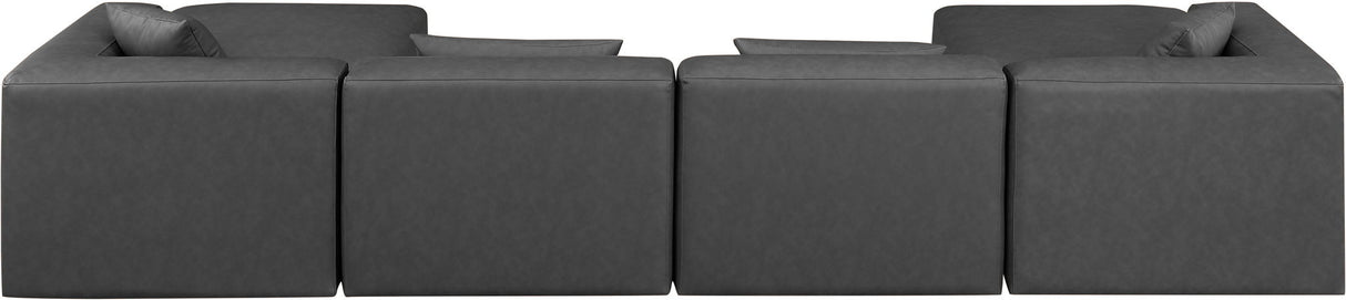 Cube - 6 Piece Modular Double Chaise Sectional