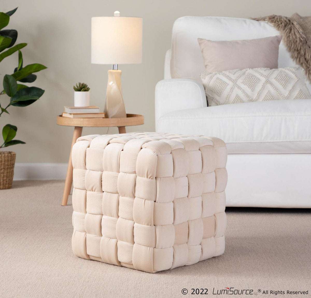 Braided - Square Ottoman