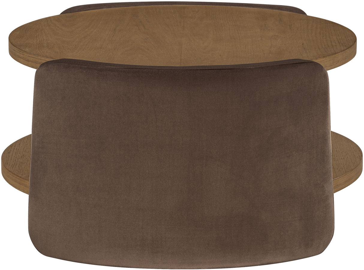 Wren - Velvet And Oak Veneer Coffee Table