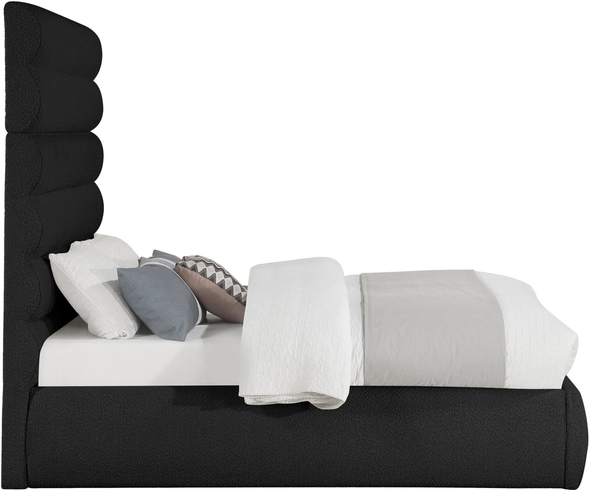 Adam - Boucle Fabric Bed With 70.5" Headboard