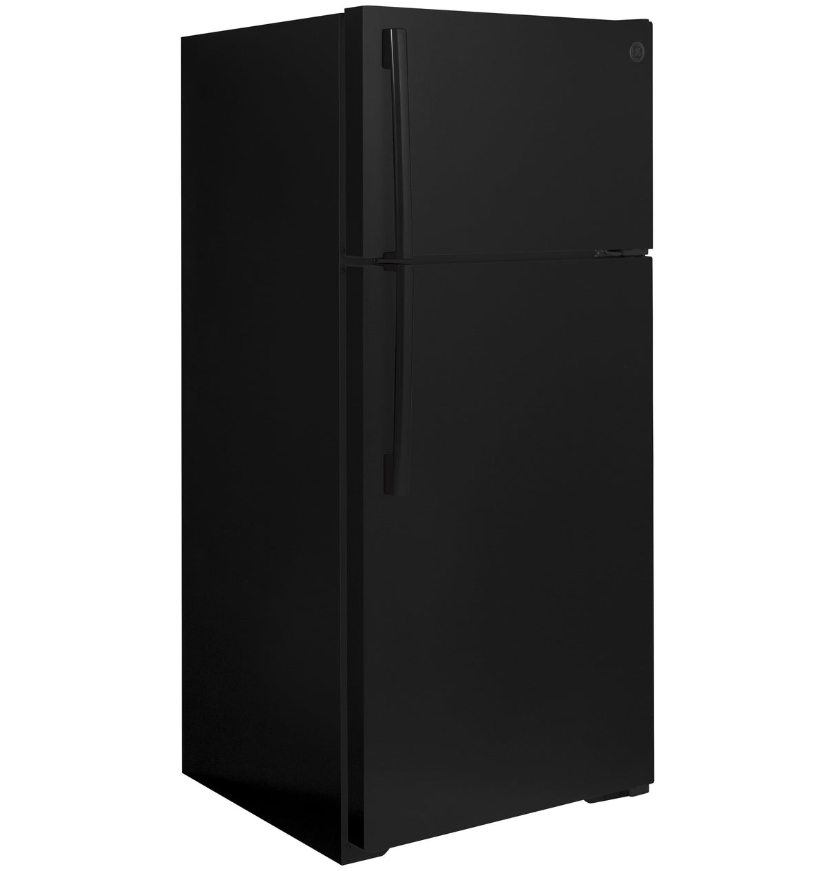 GE GTE17GTNRBB - 28 in. 16.6 cu. ft. Energy Star Top Freezer Refrigerator - Black