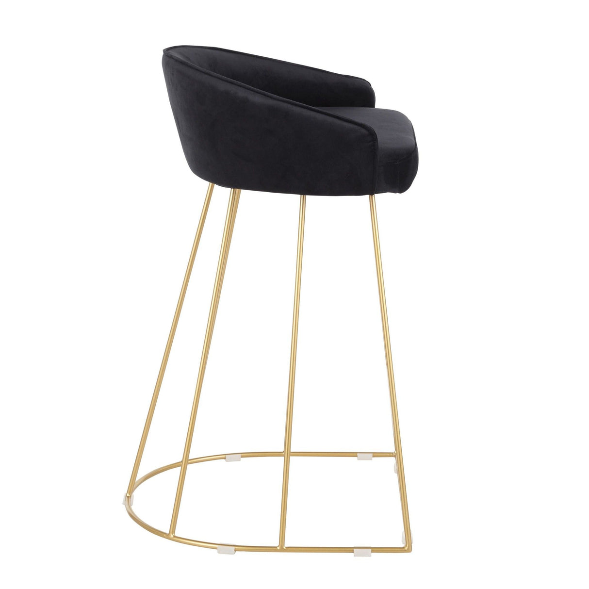 Canary - Counter Stool (Set of 2) - Gold Metal