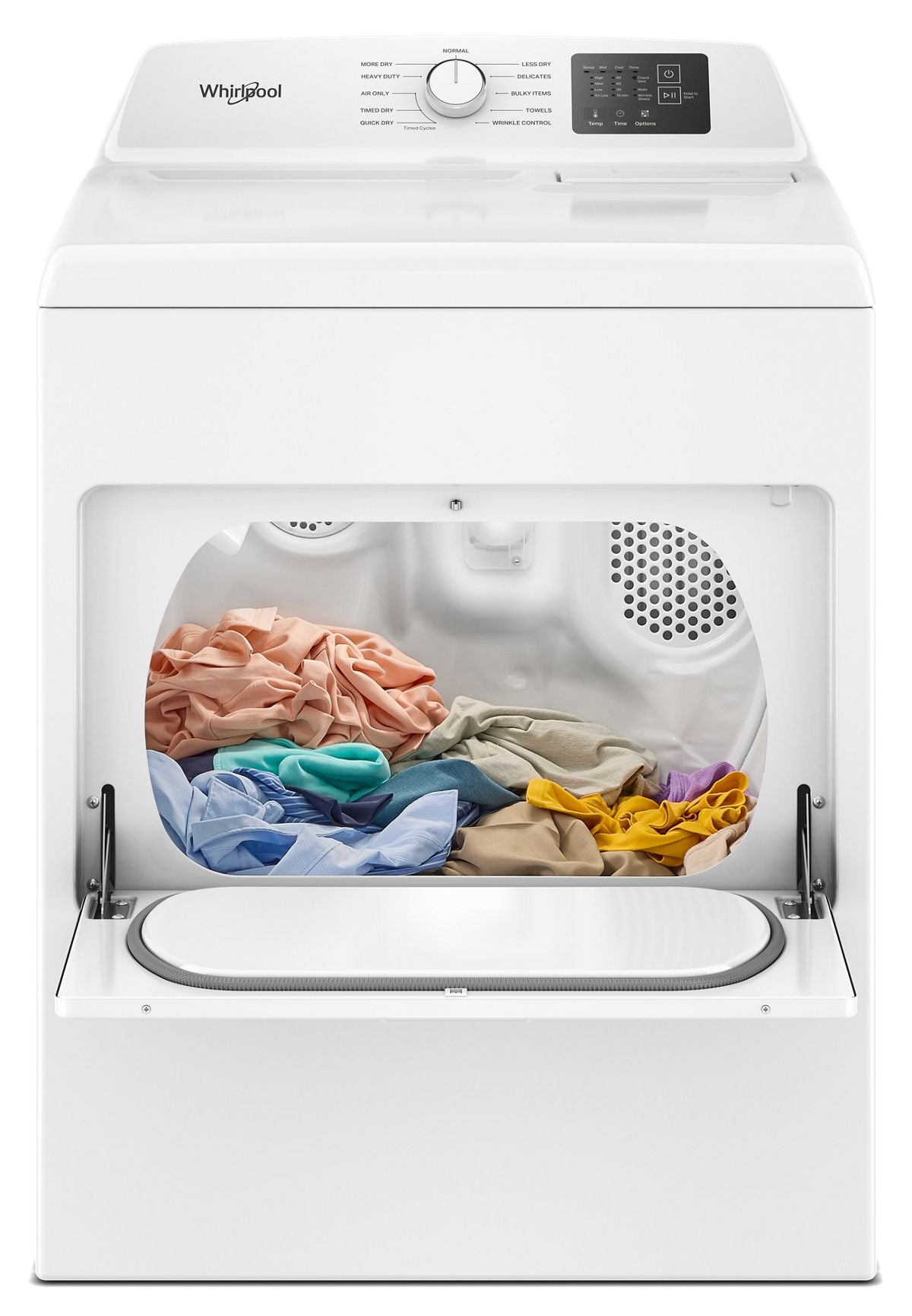 Whirlpool WGD4307SW dryer drum interior