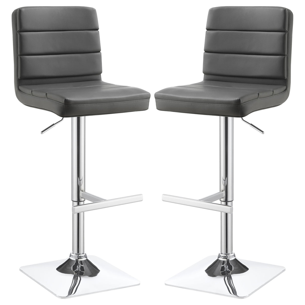 Adjustable Bar Stool (Set of 2) - Gray