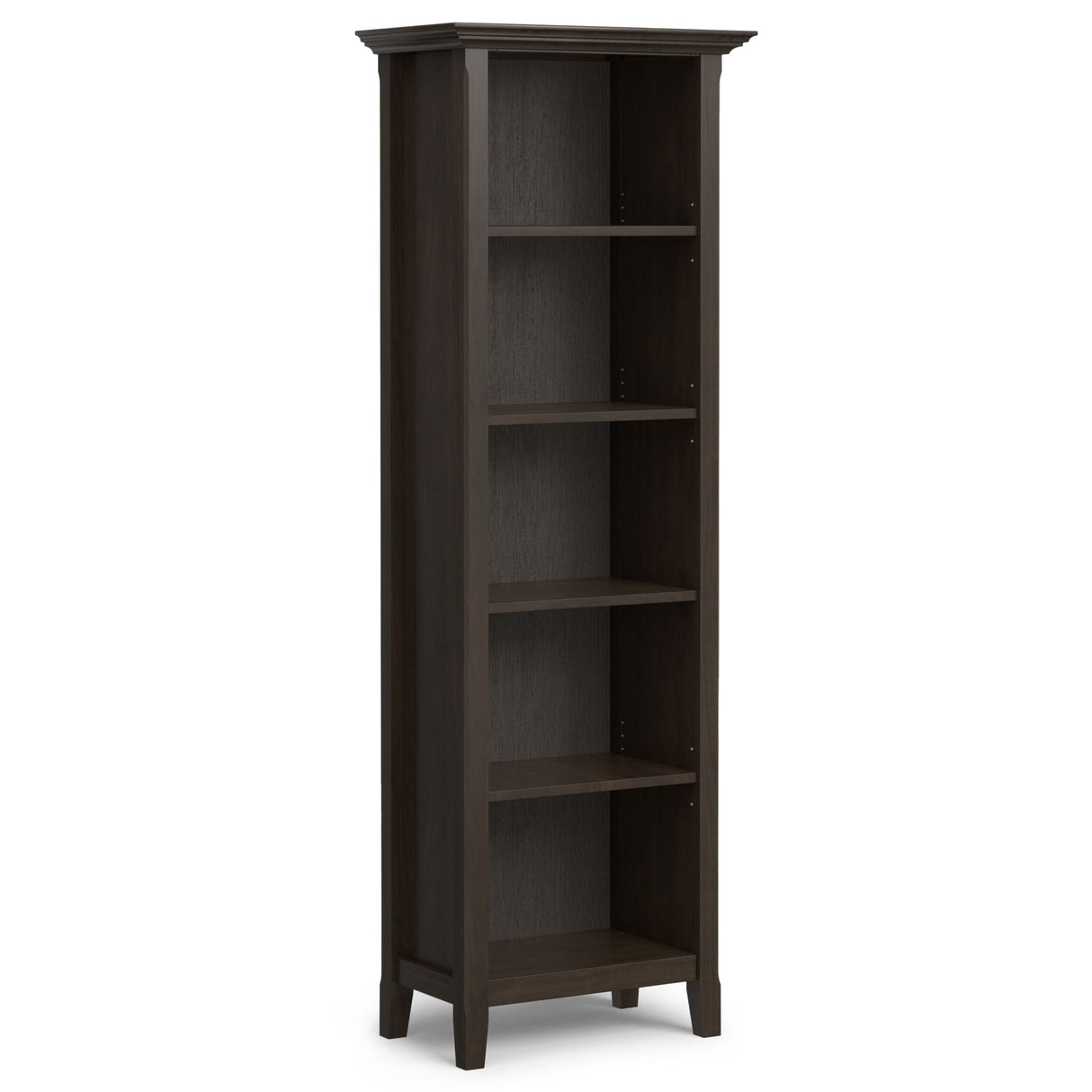 Amherst - 5 Shelf Bookcase - Brown - Pine
