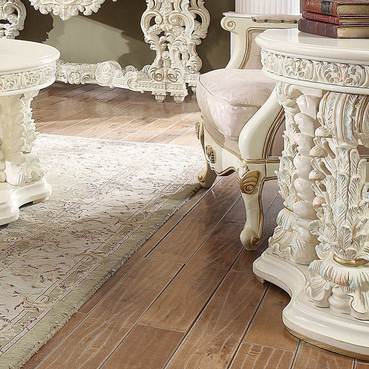 HD-8089 - End Table - White Gloss