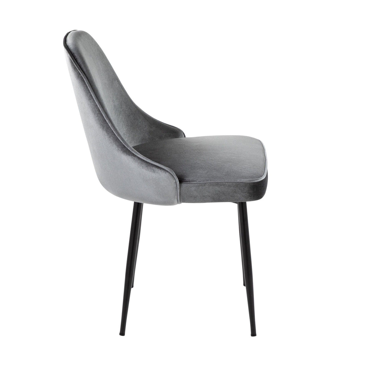 Marcel - Contemporary Dining Chair (Set of 2) - Black Frame