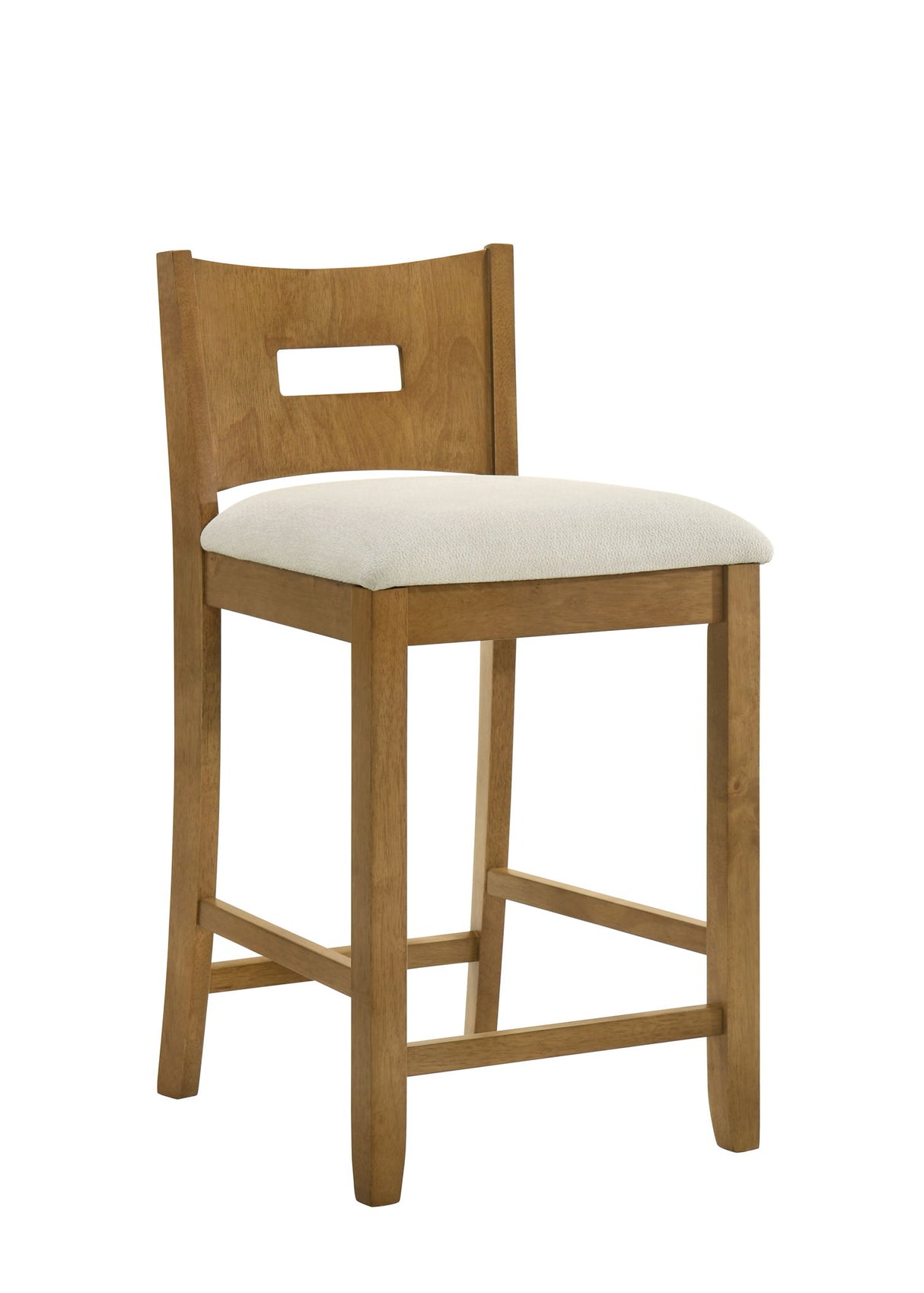 Ren - 30" Bar Height Rubberwood Barstool