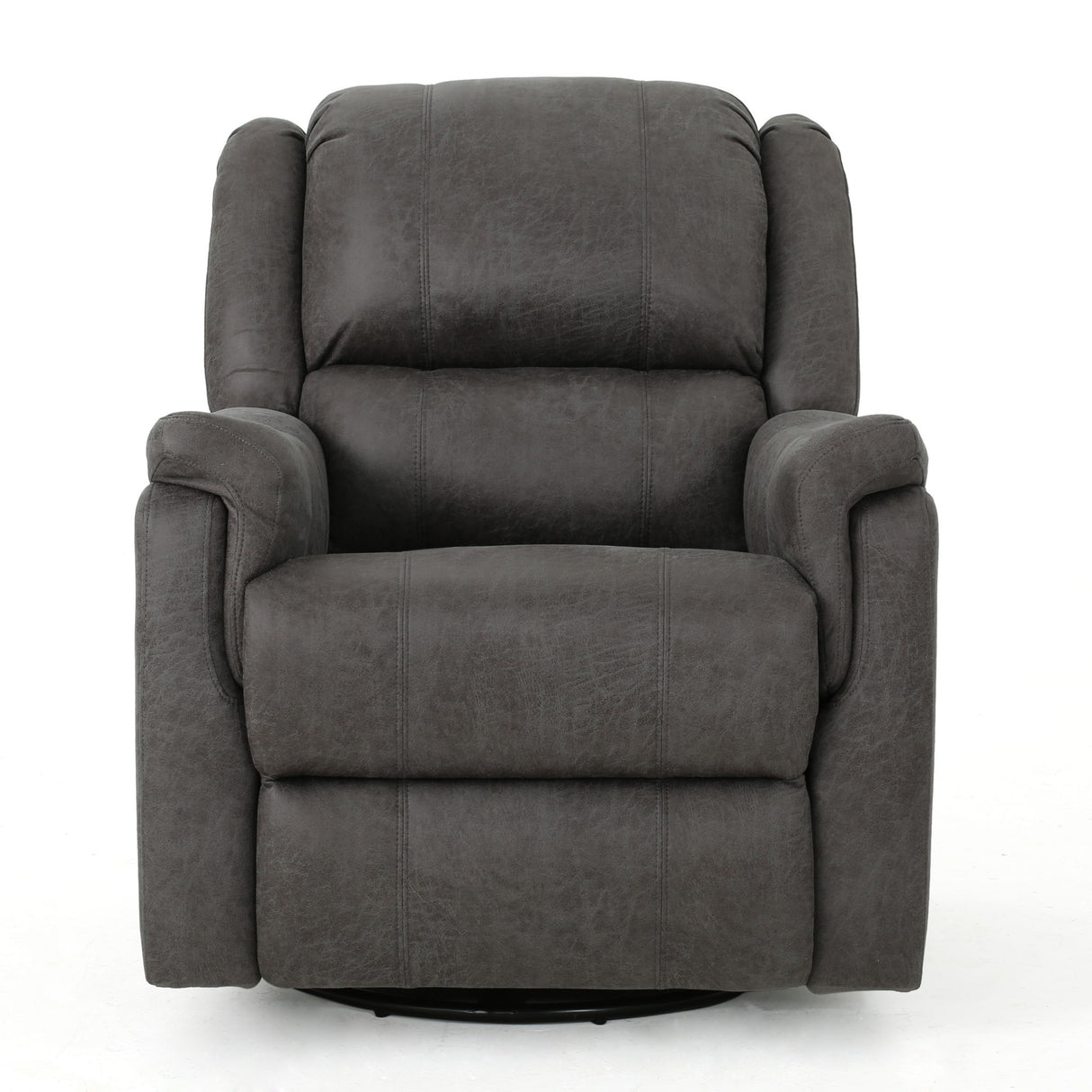 Contemporary Glider Recliner With Swivel Function