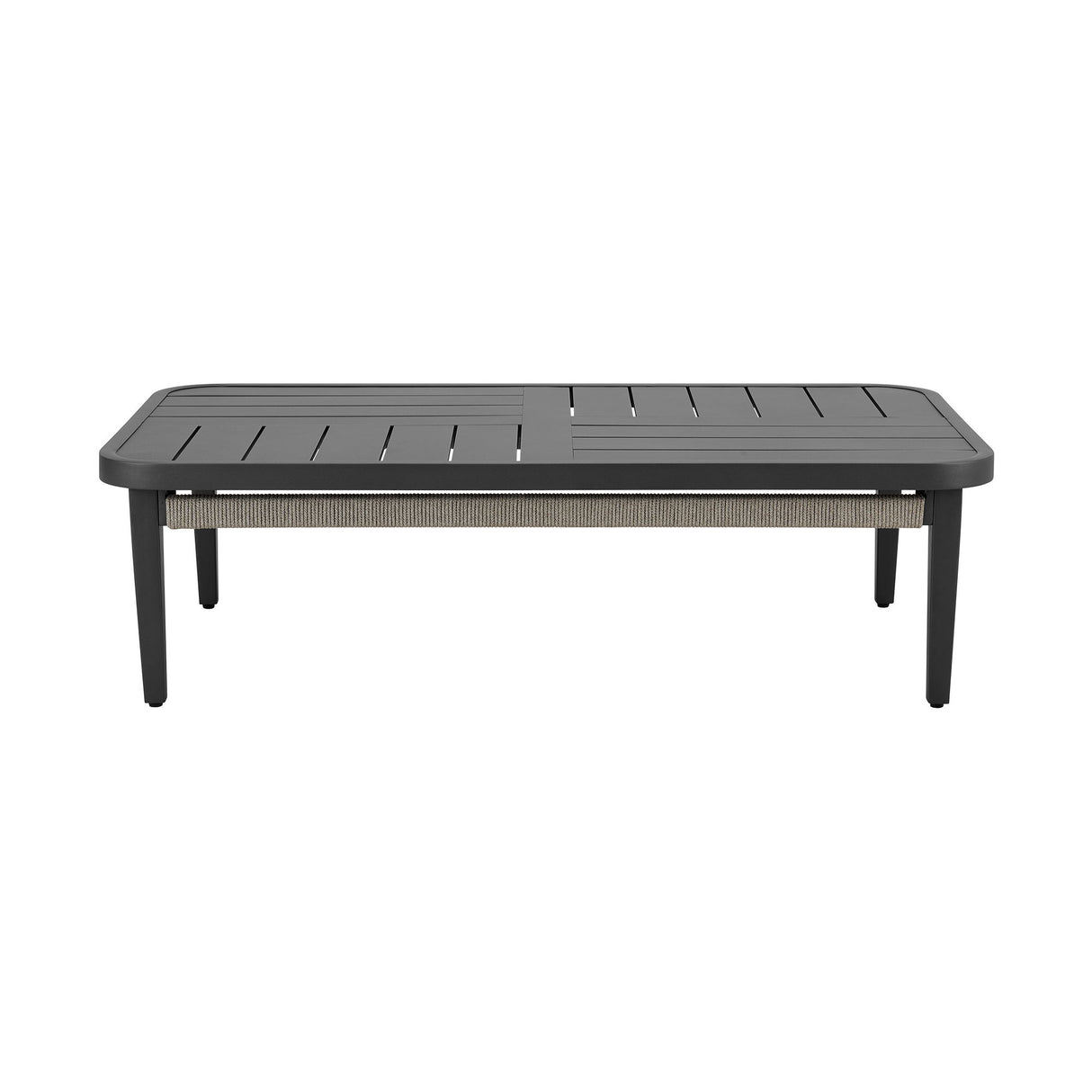 Zella - Rectangular Coffee Table - Charcoal / Light Gray