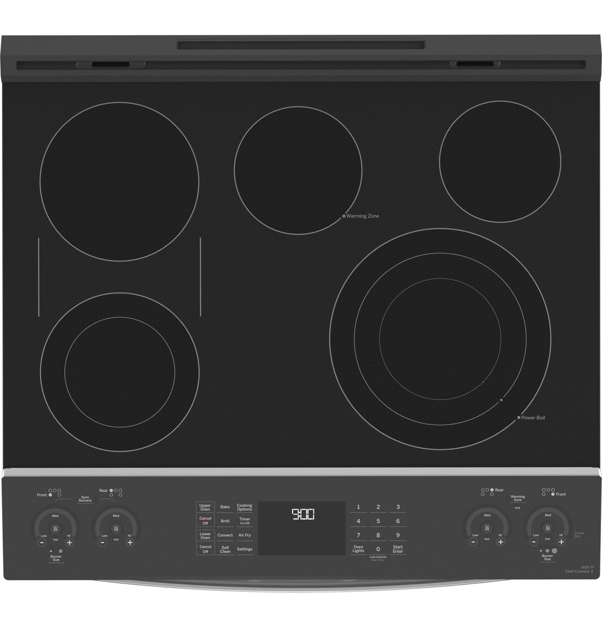 GE Profile(TM) 30" Smart Slide-In Electric Double Oven Convection Fingerprint Resistant Range - (PS960YPFS)