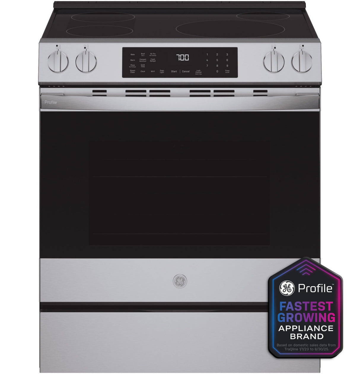 GE Profile PHS700AYFS 30-inch slide-in induction range