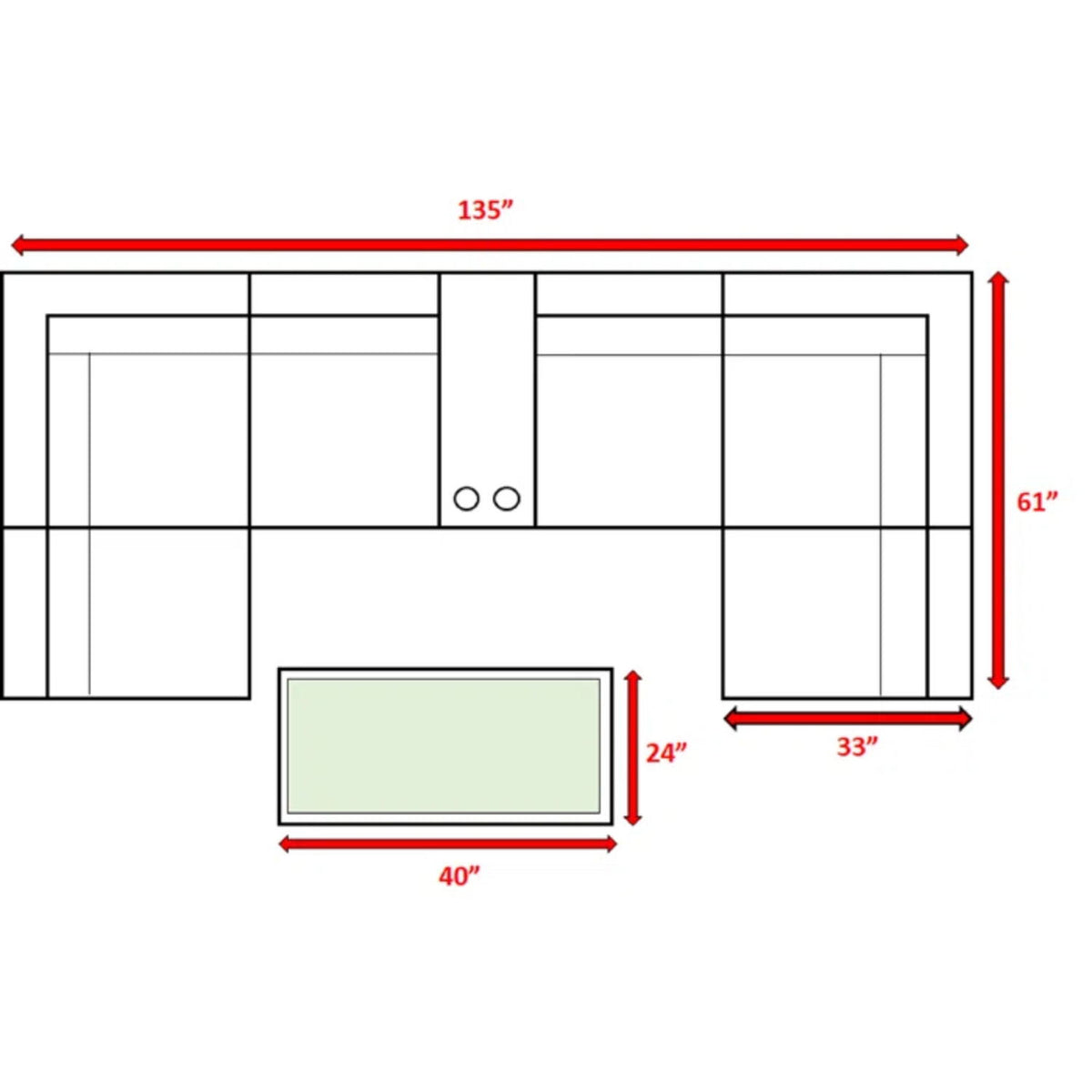 Outdoor Seating Group For 4 With Cushions - Espresso