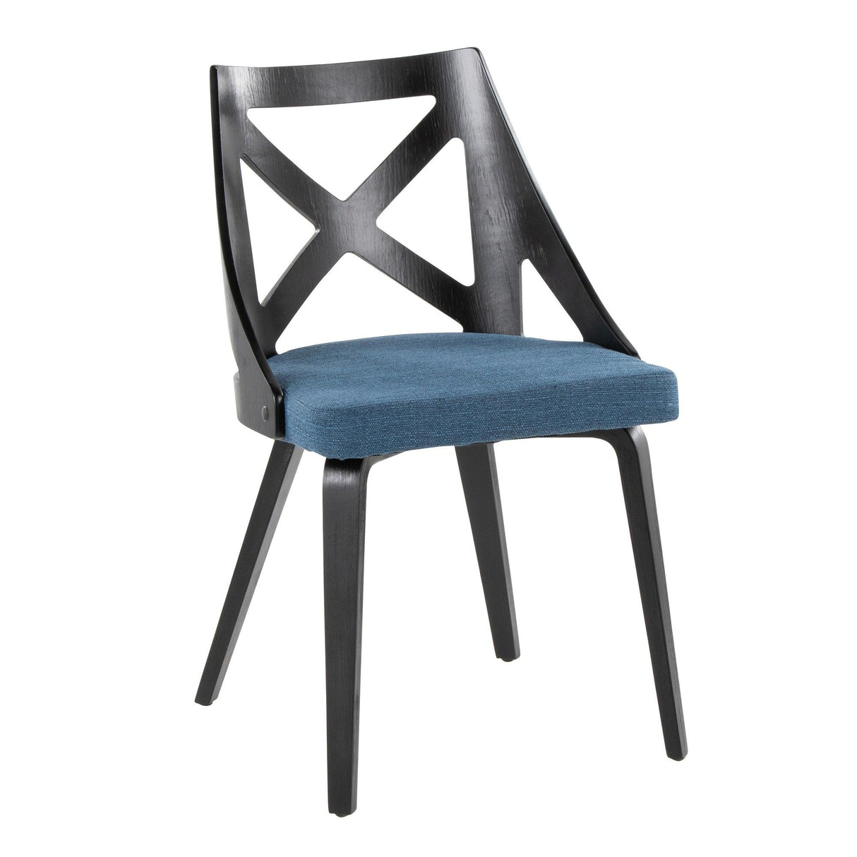 Charlotte - Farmhouse Chair (Set of 2) - Black Wood