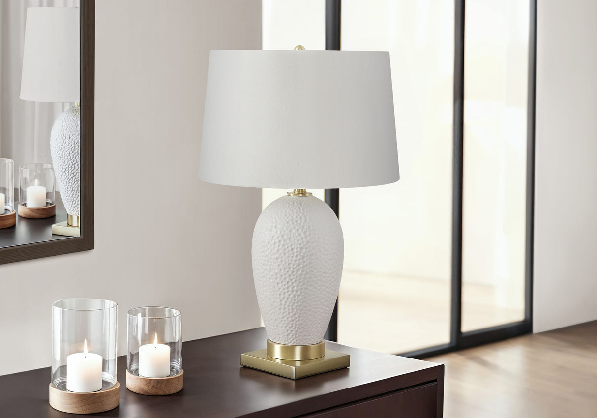 Lighting, Table Lamp, Ceramic, Transitional - White