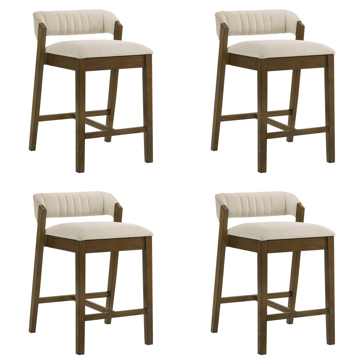 Landyn - 26" Sepia Brown Counter Height Rubberwood Barstool