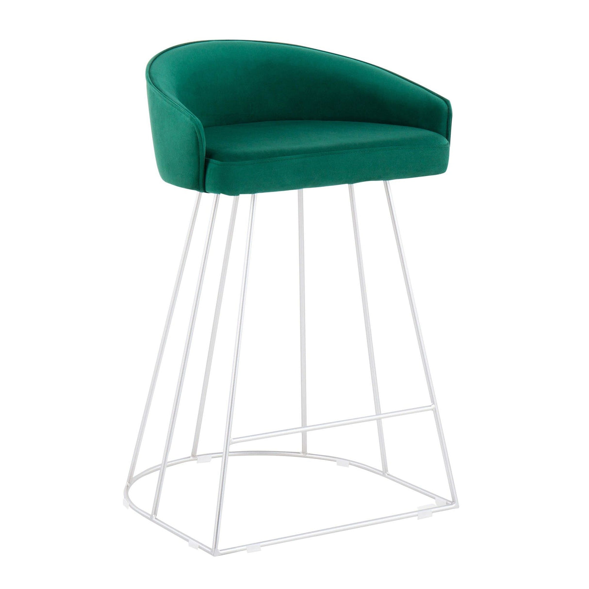 Canary - Counter Stool (Set of 2) - Silver Steel