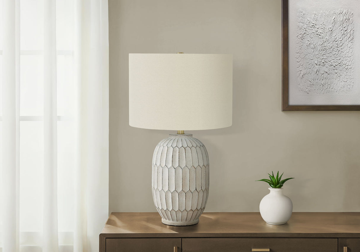 Table Lamp, Lighting, Transitional - Cream