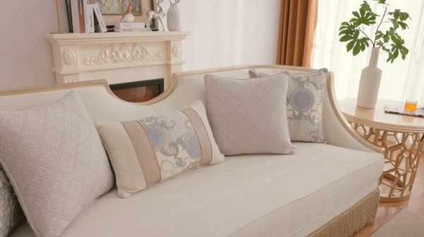 HD-6127 - Sofa - Beige / Gold