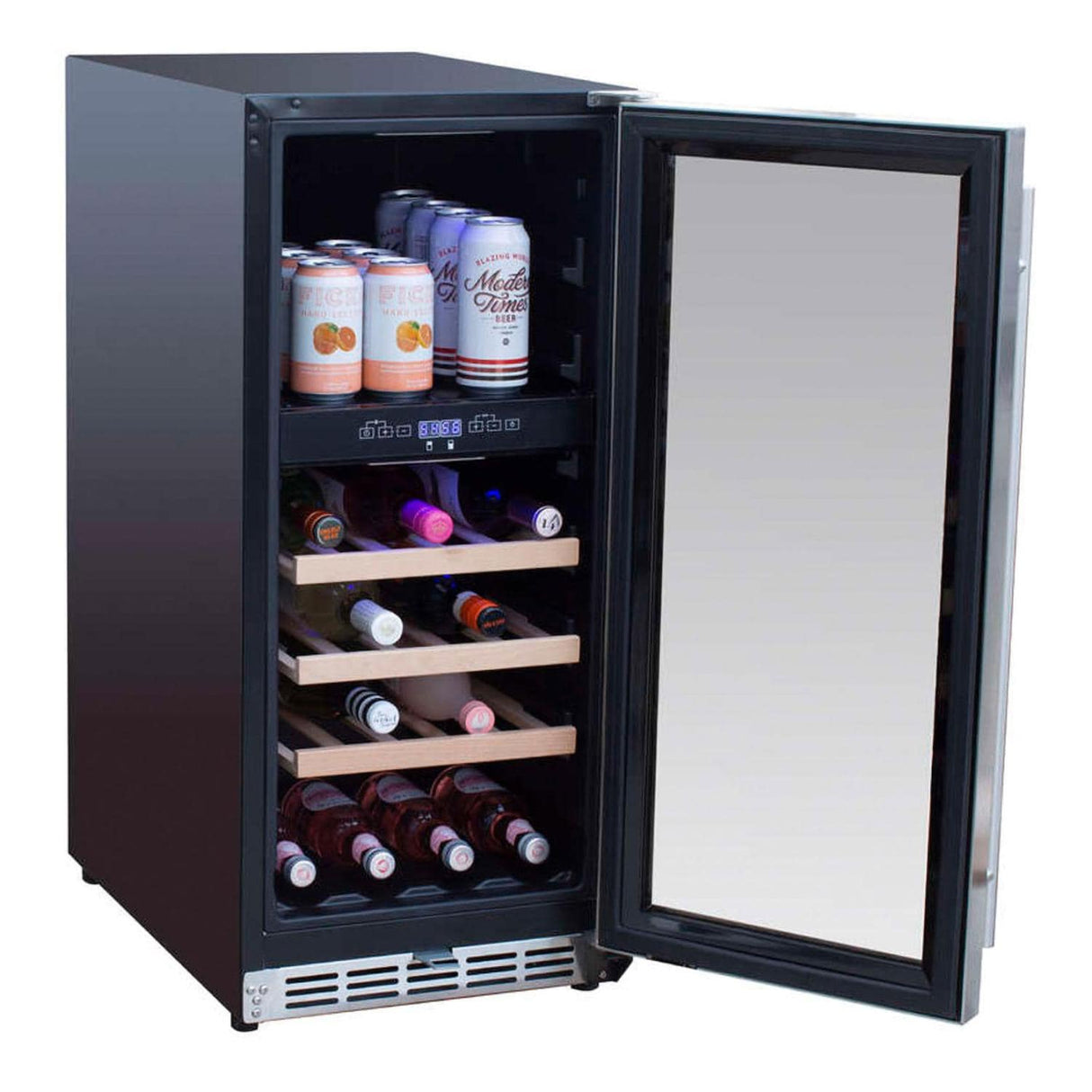 Summerset 15 Inch Outdoor Rated Dual Zone Wine Cooler - RFR-15WD