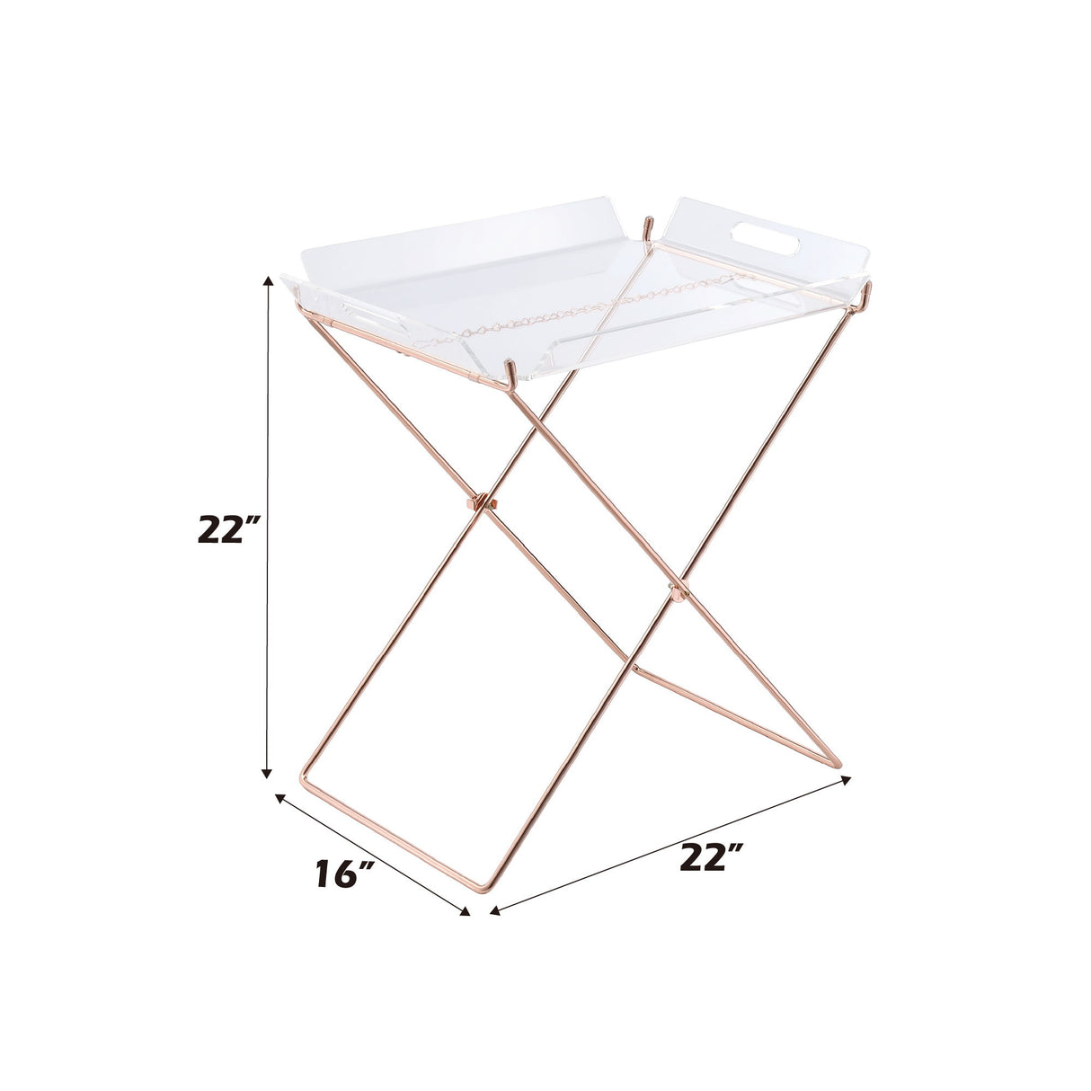 Cercie - Tray Table - Clear